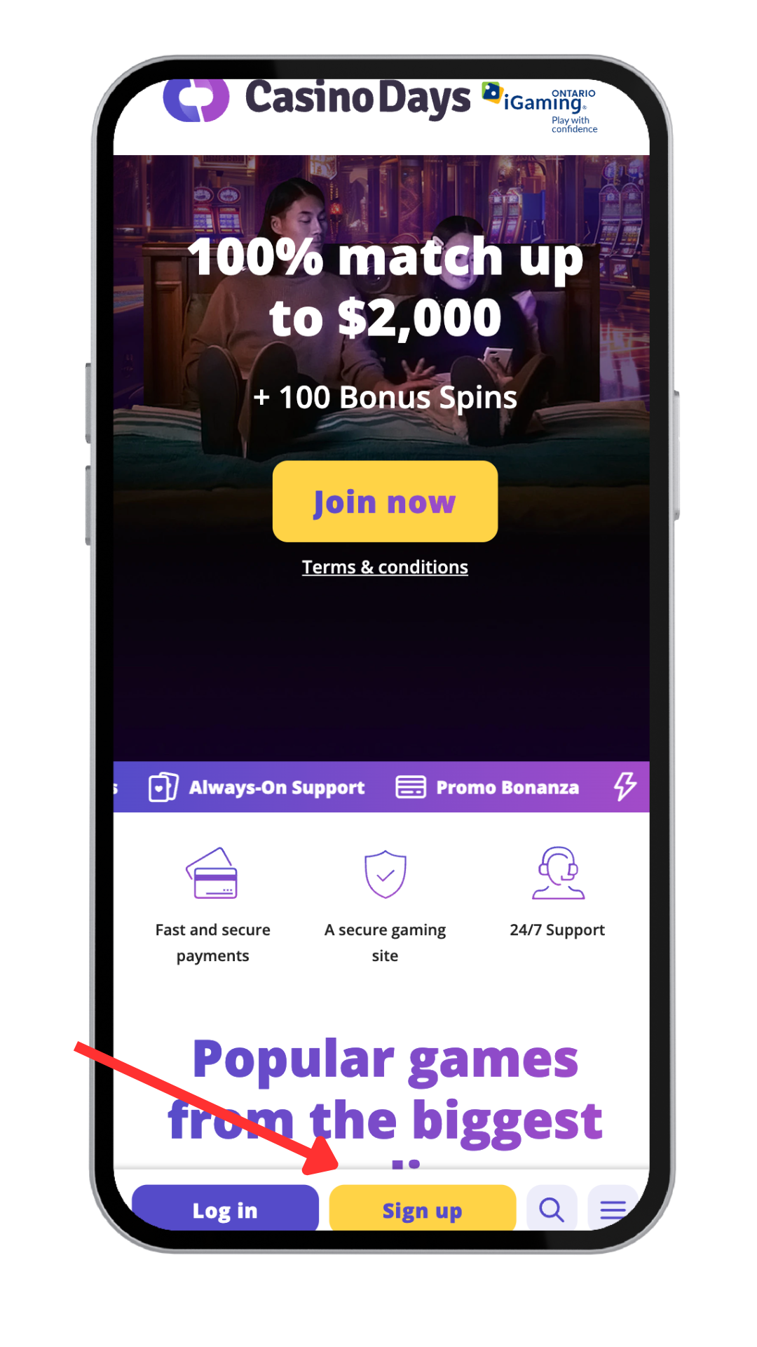 Casino Days Login and Registration